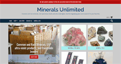 Desktop Screenshot of mineralsunlimited.com