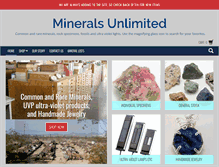 Tablet Screenshot of mineralsunlimited.com